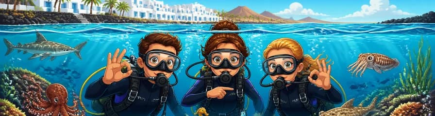 Iniciación al buceo en Puerto del Carmen con atención en grupos reducidos y una duración de dos horas