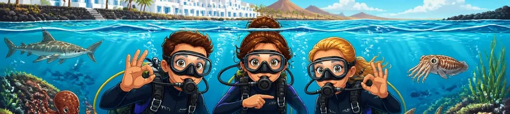 Iniciación al buceo en Puerto del Carmen con atención en grupos reducidos y una duración de dos horas