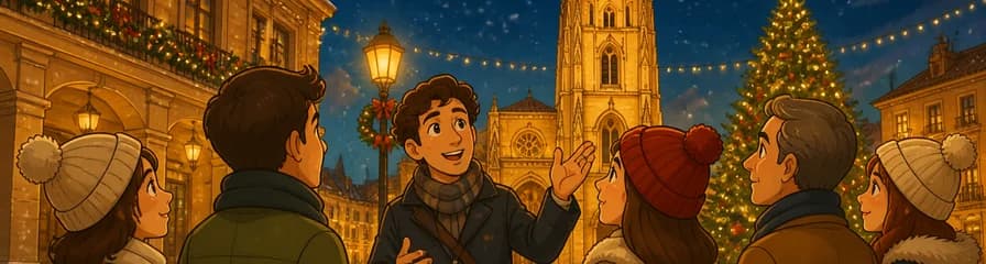 Un recorrido privado y exclusivo por la magia navideña de Oviedo