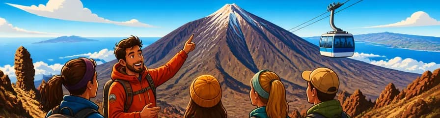 Ascenso guiado al Teide: excursión a la cima con teleférico