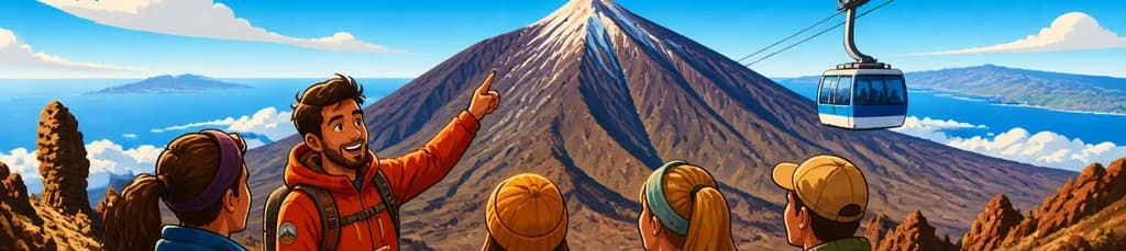 Ascenso guiado al Teide: excursión a la cima con teleférico
