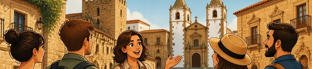 Descubre Cáceres: Tour Privado de Introducción de 2 Horas a Pie con Guía Local