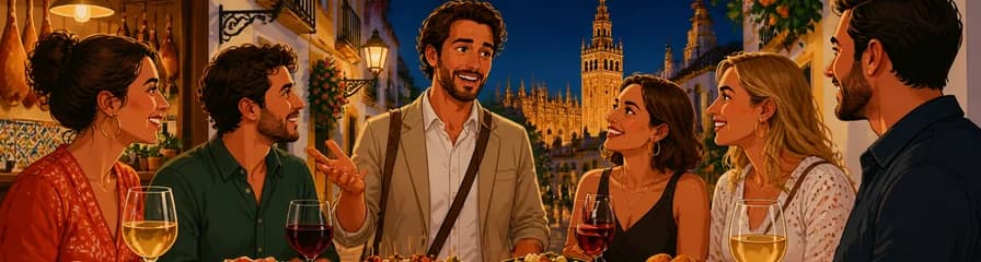 Recorrido de Tapas y Vinos por Sevilla con Guía Especializado