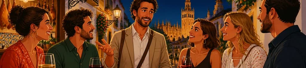 Recorrido de Tapas y Vinos por Sevilla con Guía Especializado