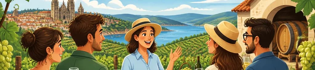 Excursión privada dedicada al vino Albariño con salida desde Santiago de Compostela