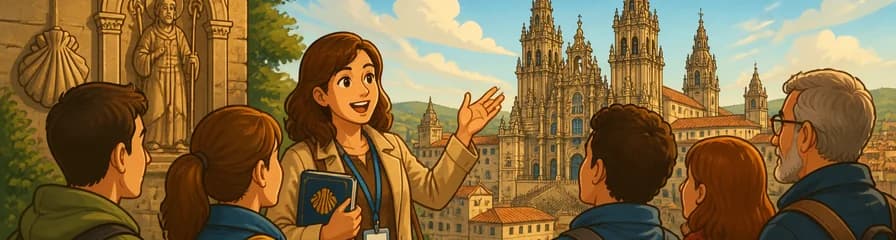 Recorrido guiado por los sitios sagrados de Santiago de Compostela, enfocado en la tradición católica