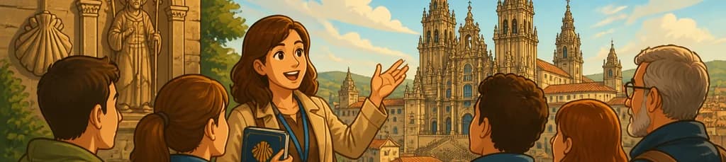 Recorrido guiado por los sitios sagrados de Santiago de Compostela, enfocado en la tradición católica