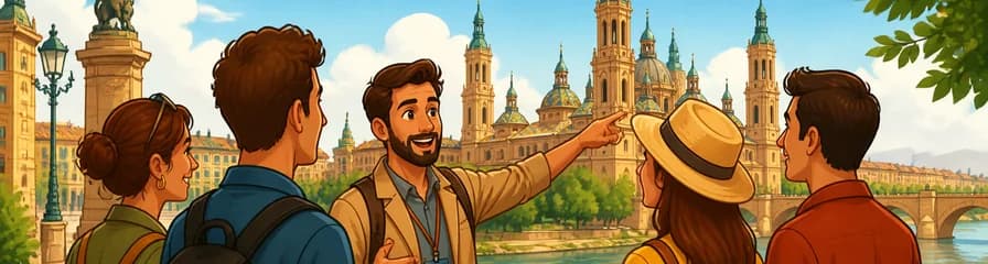 Recorrido a pie privado por Zaragoza con acompañamiento de un guía oficial