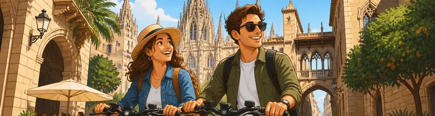 Descubre Barcelona en bicicleta eléctrica: alquiler en el corazón del Barrio Gótico