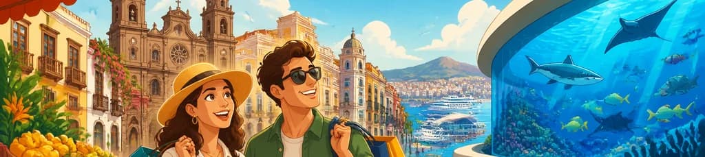 Descubre Las Palmas de Gran Canaria: Compras y la Maravilla del Acuario Poema del Mar