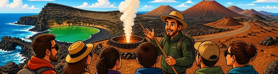 Tour volcánico de medio día por Timanfaya en Lanzarote