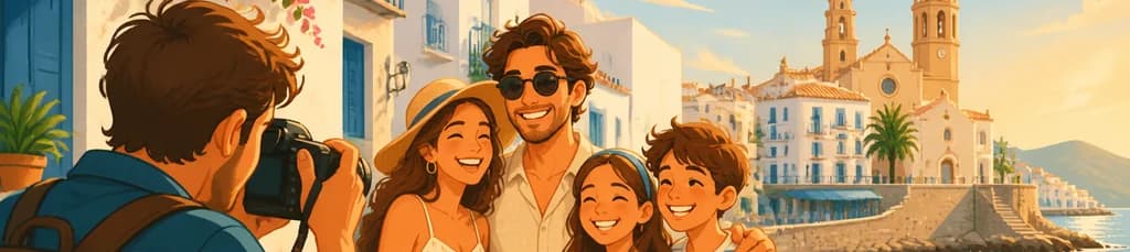 Captura tus momentos especiales en una sesión fotográfica exclusiva en Sitges para solteros, parejas y familias
