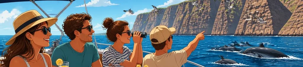 Travesía en velero con almuerzo para grupos reducidos hacia los impresionantes acantilados de Los Gigantes