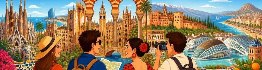 Recorrido de nueve días por Barcelona, Andalucía y la costa mediterránea
