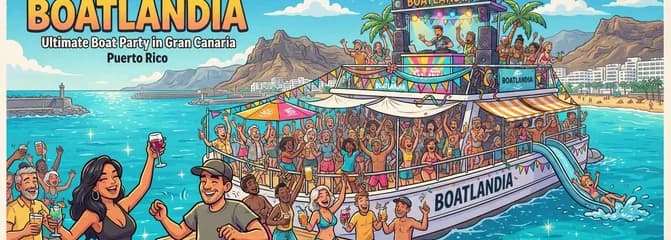 Experiencia BOATLANDIA: La Fiesta en Barco Definitiva en Gran Canaria