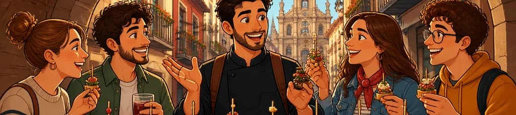 Recorrido Gastronómico por Pamplona: Un Paseo por los Pintxos Más Famosos del Casco Antiguo