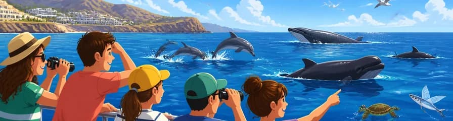Safari de avistamiento de delfines y ballenas en Puerto Rico, Gran Canaria