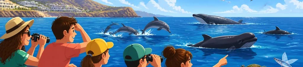 Safari de avistamiento de delfines y ballenas en Puerto Rico, Gran Canaria