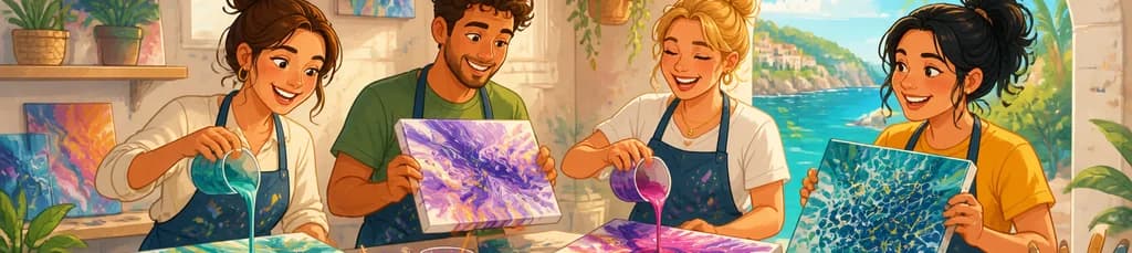 Descubre el cautivador universo del arte fluido