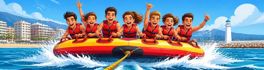Aventura acuática extrema en arrastrable en Fuengirola