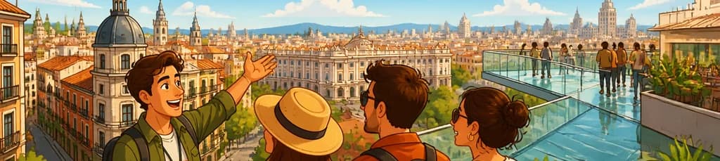 Exploración privada a pie por el Casco Antiguo de Madrid y sus vistas panorámicas