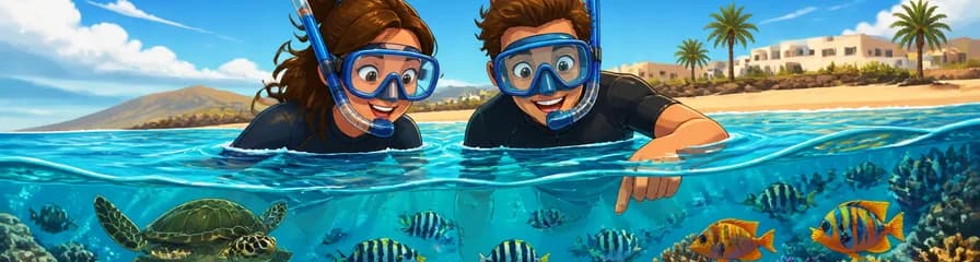 Sumérgete en el océano: Experiencia de Snorkel en Caleta de Fuste