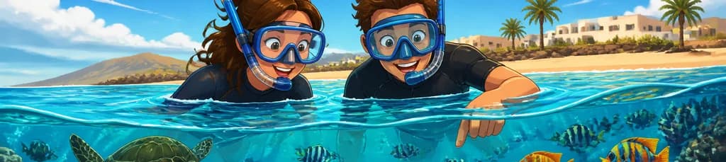 Sumérgete en el océano: Experiencia de Snorkel en Caleta de Fuste