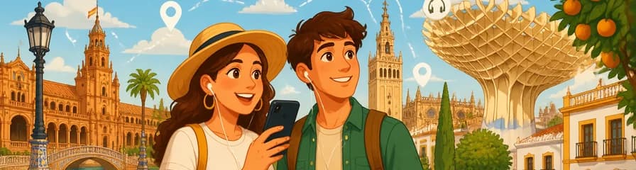Descubre Sevilla a tu ritmo: recorrido autoguiado con audioguía en tu smartphone