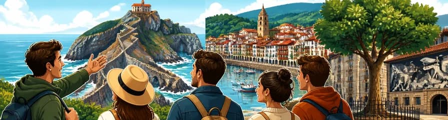Tour privado desde San Sebastián: Descubre Piedra de Dragón, Mundaka y Guernica