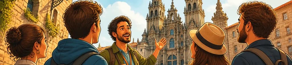 Recorrido privado a pie con guía por Santiago de Compostela