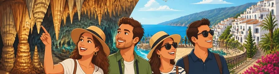 Tour privado desde Almería: Visita a las Cuevas de Nerja y la costa
