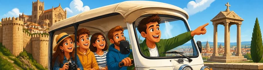 Experimenta Ávila al completo en un fascinante tour guiado en tuk tuk de 1 hora con paradas