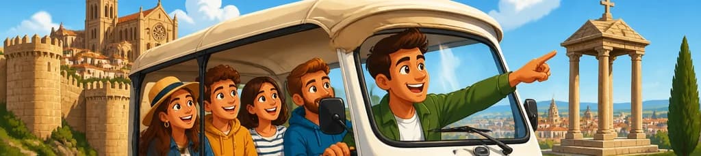 Experimenta Ávila al completo en un fascinante tour guiado en tuk tuk de 1 hora con paradas