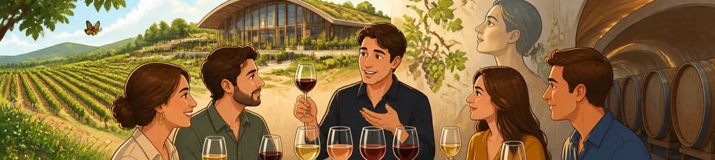 Experiencia enológica en Bodegas Torres: Visita guiada, cata y maridaje de vinos y tapas