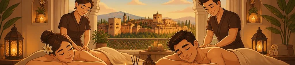 Deleita tus sentidos con un masaje en pareja en Granada durante fines de semana y festivos