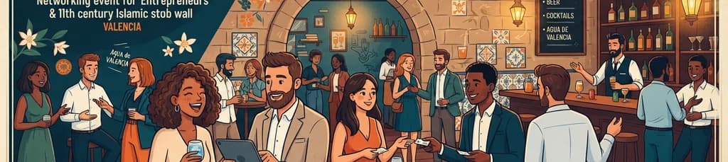 Encuentro dinámico de networking para emprendedores y nómadas digitales