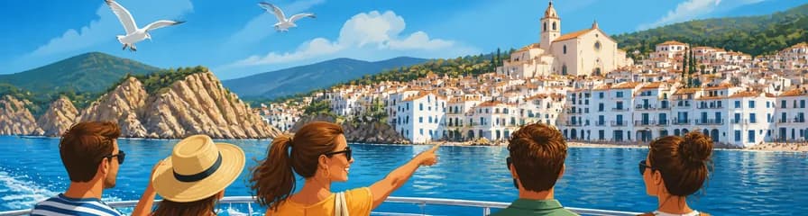 Excursión en barco a Cadaqués desde Roses o Santa Margarita