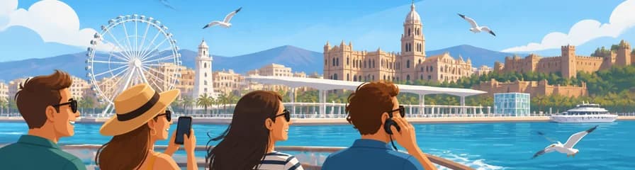 Recorrido en barco por Málaga