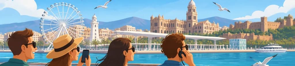 Recorrido en barco por Málaga