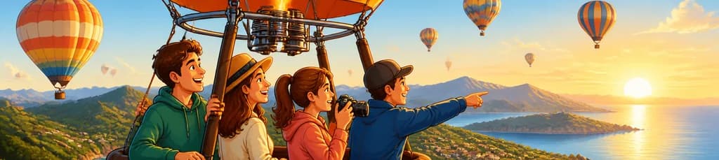 Vuelo en globo aerostático sobre Mallorca
