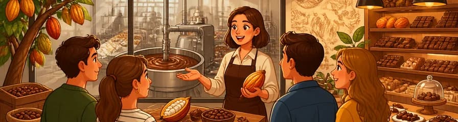 Recorrido guiado por la fábrica de chocolate Simón Coll: La experiencia del chocolate