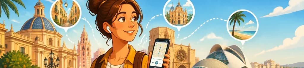 Aplicación de Audioguía para descubrir Valencia