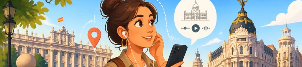 Aplicación de Audioguía para Recorrer Madrid