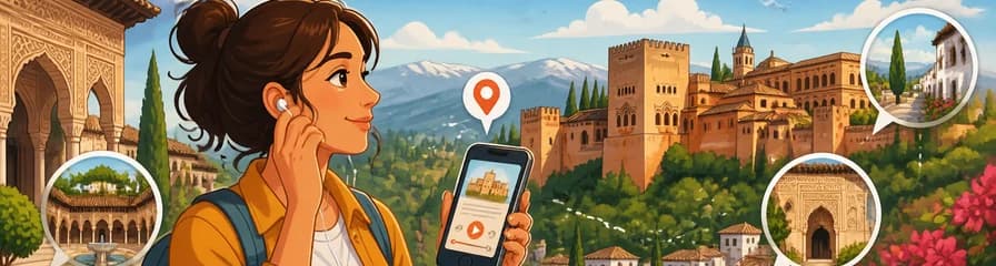 Aplicación de audioguía para explorar Granada