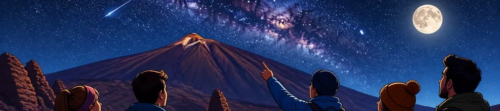 Recorrido guiado nocturno por el Teide