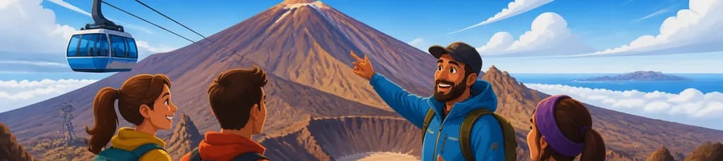 Excursión Guiada al Teide: Ascenso a la Cima y Teleférico Incluido