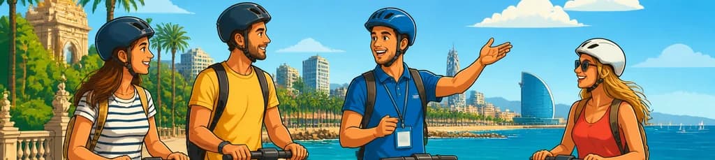 Recorrido en Segway por la zona marítima de Barcelona