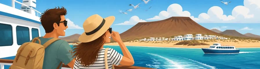 Travesía en ferry desde Lanzarote a La Graciosa