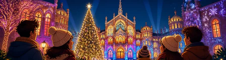 El Jardín de Navidad: Las Luces de Sant Pau