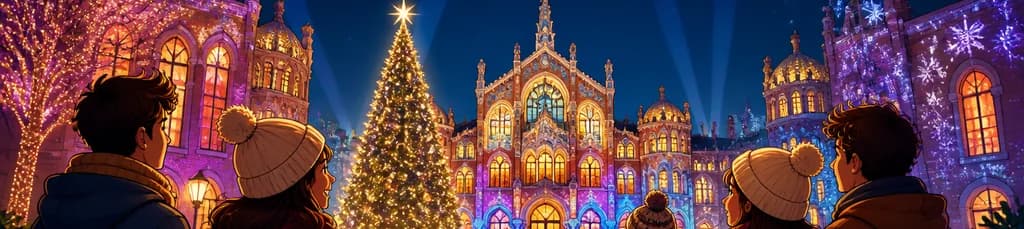 El Jardín de Navidad: Las Luces de Sant Pau